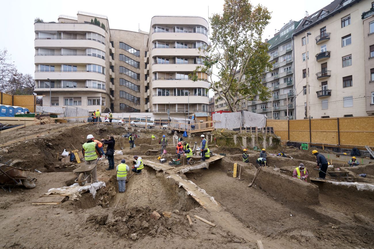 Városszéli lelőhely a budai belvárosban