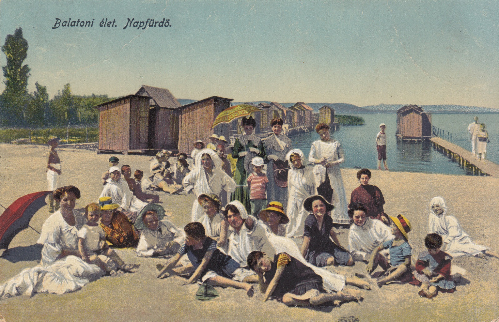 A Balaton régi képeslapokon