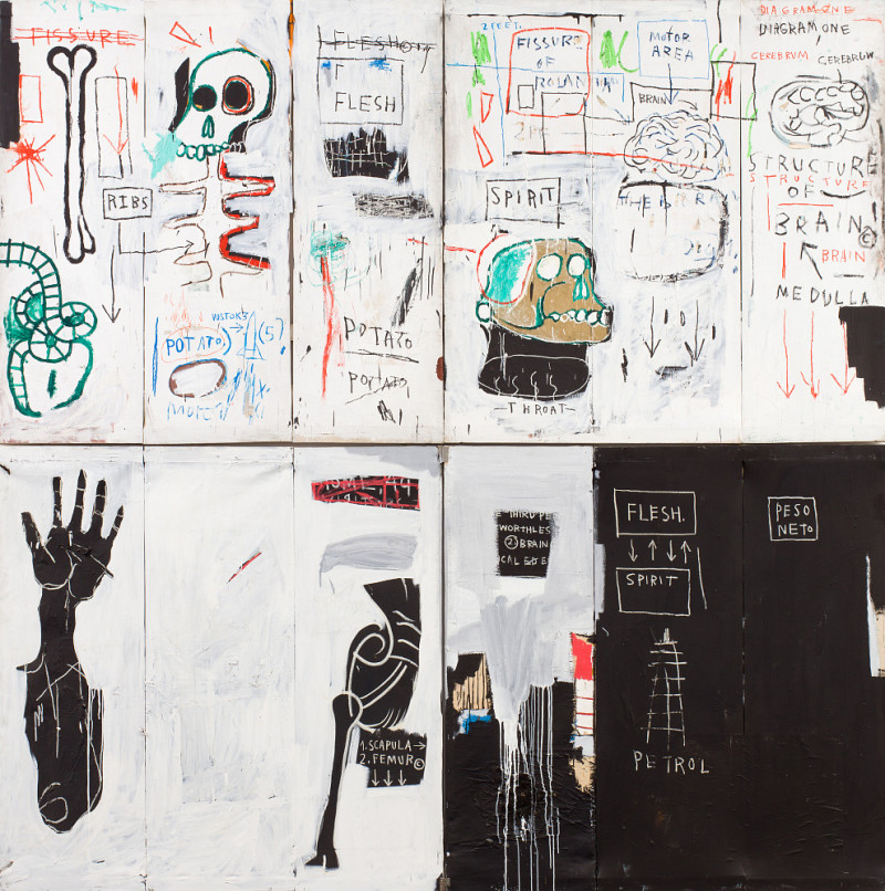 Jean-Michel Basquiat, Flesh and Spirit, 1982-1983, 2018.048.1-2.