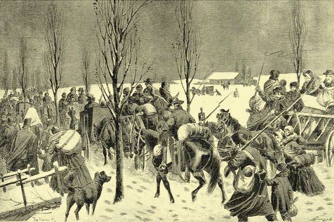 Menekvés Debrecenbe, 1849. január