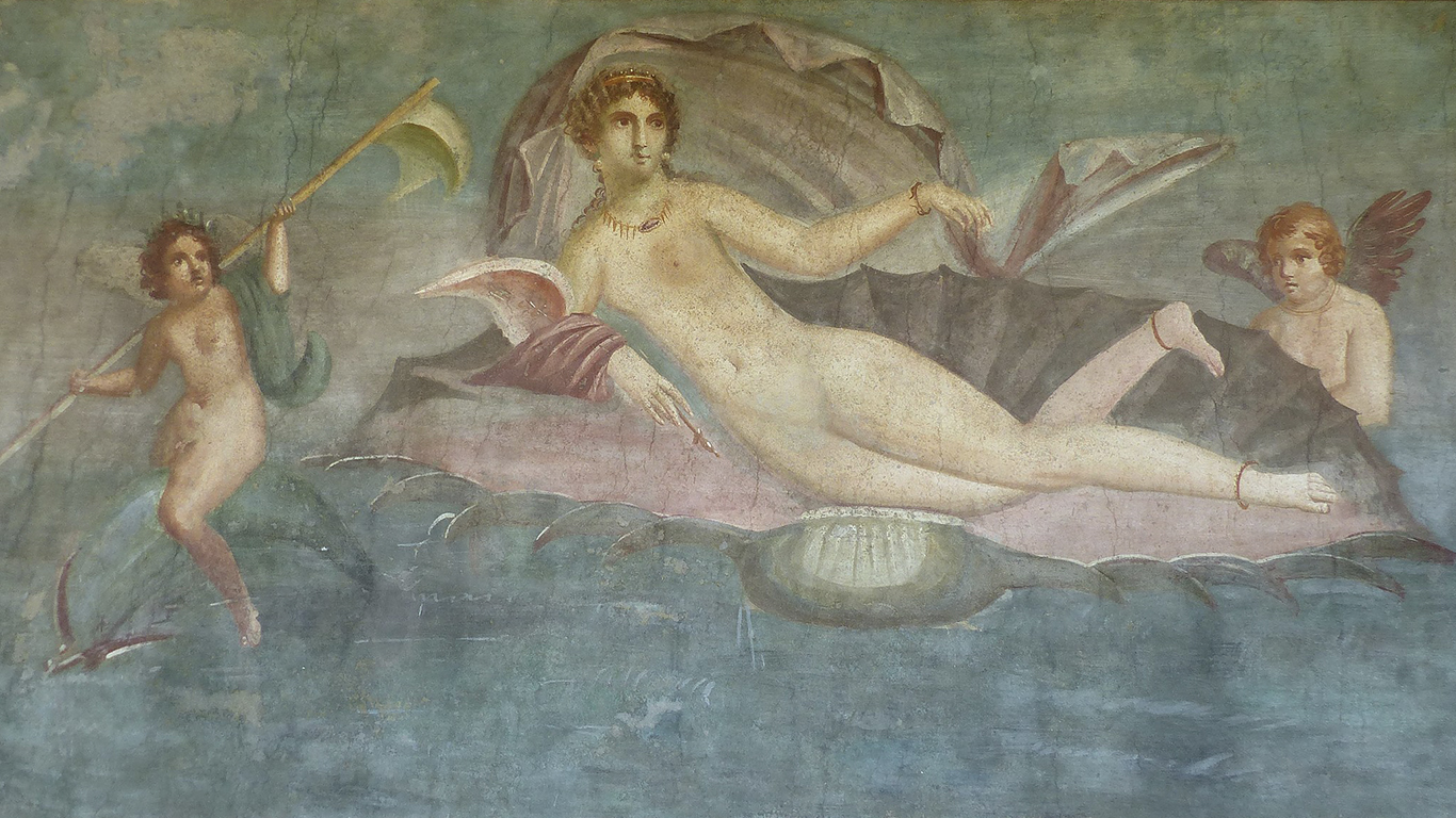 Tágra zárt szemek Pompejiben
