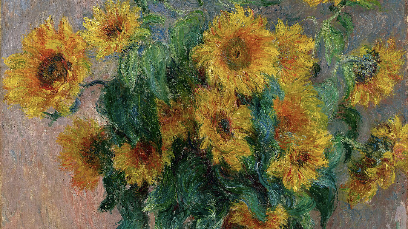 Monet és Van Gogh napraforgói