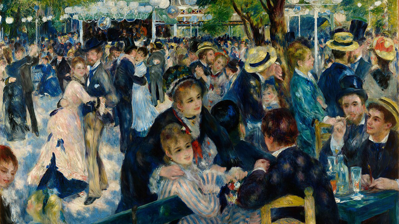 Renoir a párizsi Orsay kiállítótermeiben